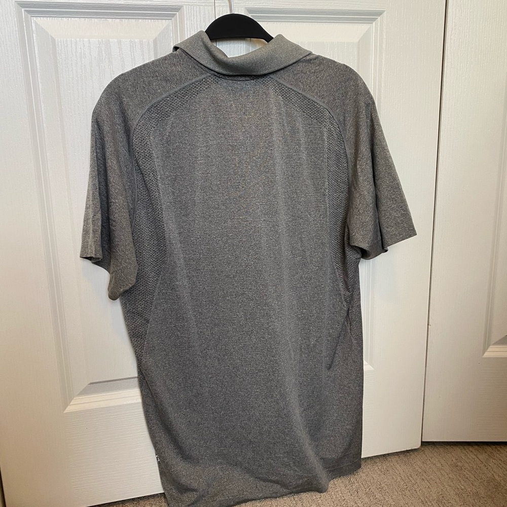 lululemon athletica Men's Short Sleeve Polo - Gray - Picture 3 of 3